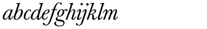 Baskerville Book Pro Italic Font LOWERCASE
