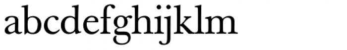 Baskerville Book Pro Regular Font LOWERCASE