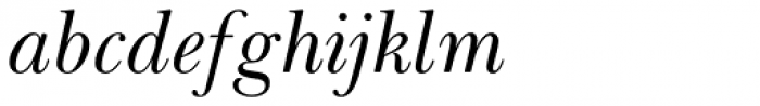 Baskerville Cyrillic Italic Font LOWERCASE