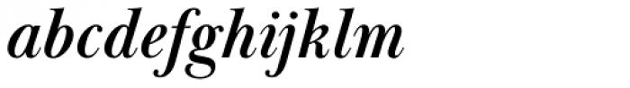 Baskerville Display PT Bold Italic Font LOWERCASE