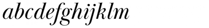Baskerville Display PT Italic Font LOWERCASE
