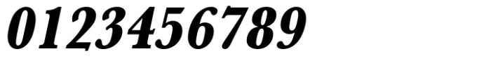 Baskerville Extra Bold Extra Narrow Oblique Font OTHER CHARS