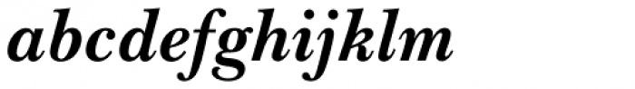 Baskerville Handcut Bold Italic Font LOWERCASE