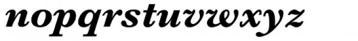 Baskerville MT Bold Italic Font LOWERCASE