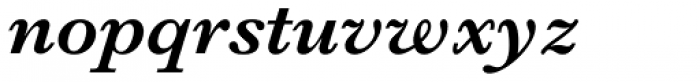 Baskerville MT SemiBold Italic Font LOWERCASE