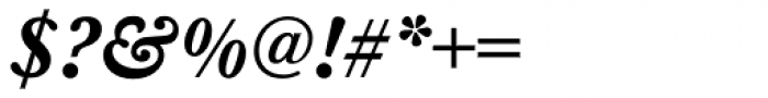 Baskerville Medium Italic Font OTHER CHARS