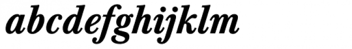 Baskerville Medium Italic Font LOWERCASE