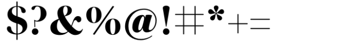 Baskerville Neo Display Extra Bold Font OTHER CHARS