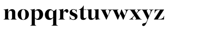 Baskerville Neo Display Extra Bold Font LOWERCASE