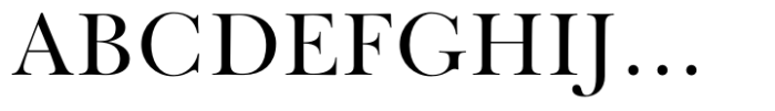 Baskerville Neo Display Medium Font UPPERCASE