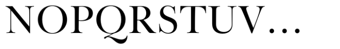 Baskerville Neo Display Medium Font UPPERCASE