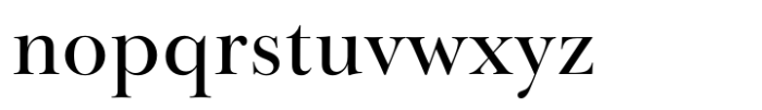 Baskerville Neo Display Medium Font LOWERCASE
