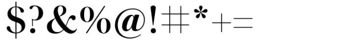 Baskerville Neo Display Semi Bold Font OTHER CHARS
