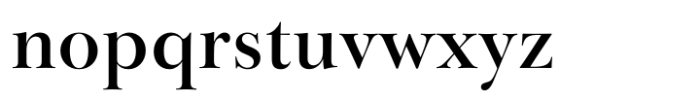 Baskerville Neo Display Semi Bold Font LOWERCASE