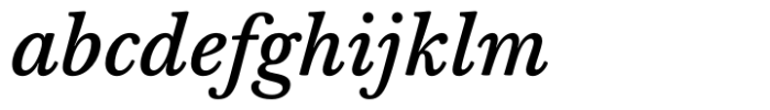 Baskerville Neo Small Medium Italic FONT