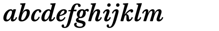 Baskerville Neo Small Semi Bold Italic FONT