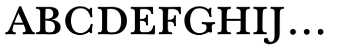 Baskerville Neo Small Semi Bold Font UPPERCASE