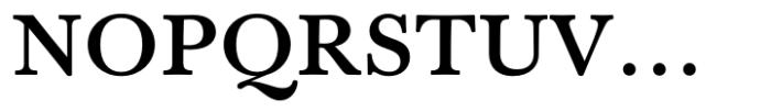 Baskerville Neo Small Semi Bold Font UPPERCASE