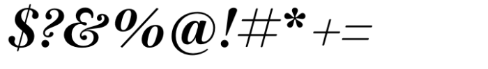 Baskerville Neo Subhead Bold Italic Font OTHER CHARS
