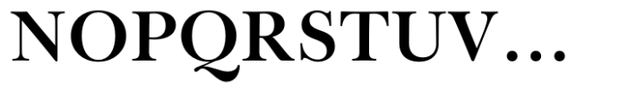 Baskerville Neo Subhead Bold Font UPPERCASE