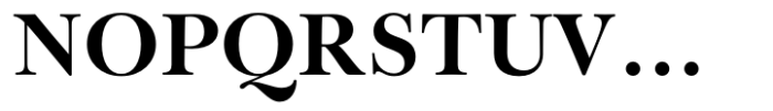 Baskerville Neo Subhead Extra Bold Font UPPERCASE