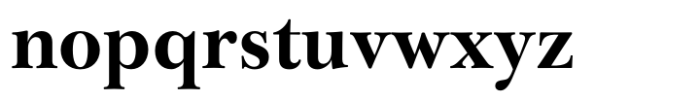 Baskerville Neo Subhead Extra Bold Font LOWERCASE
