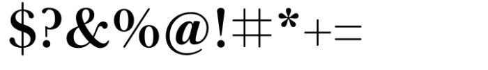 Baskerville Neo Subhead Semi Bold Font OTHER CHARS