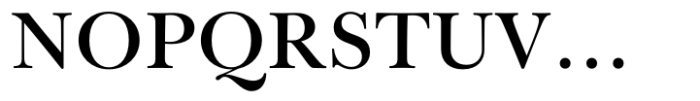 Baskerville Neo Subhead Semi Bold Font UPPERCASE