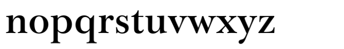 Baskerville Neo Subhead Semi Bold Font LOWERCASE