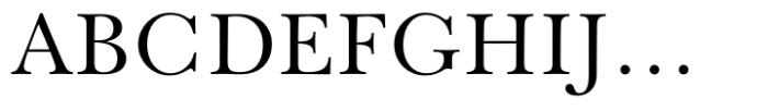 Baskerville Neo Subhead Font UPPERCASE