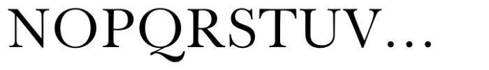 Baskerville Neo Subhead Font UPPERCASE