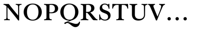 Baskerville Neo Text Semi Bold Font UPPERCASE