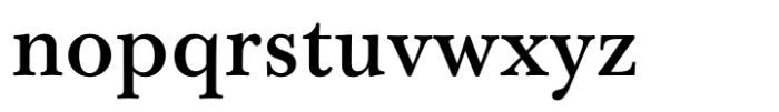 Baskerville Neo Text Semi Bold Font LOWERCASE