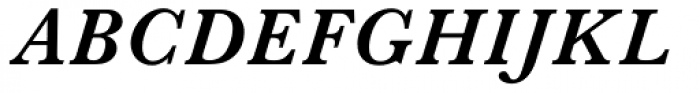 Baskerville No 2 SemiBold Italic Font UPPERCASE