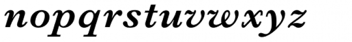 Baskerville No 2 SemiBold Italic Font LOWERCASE