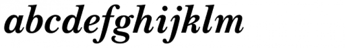 Baskerville No.2 Bold Italic Font LOWERCASE