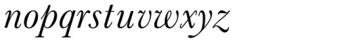 Baskerville No.2 Italic Font LOWERCASE
