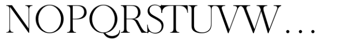 Baskerville Old Serial Xlight Font UPPERCASE