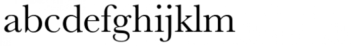 Baskerville Pro Roman Font LOWERCASE