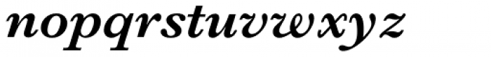 Baskerville Pro SemiBold Italic Font LOWERCASE