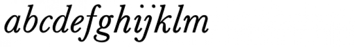 Baskerville SB Italic Font LOWERCASE