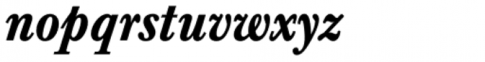 Baskerville Std Medium Italic Font LOWERCASE