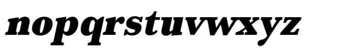 Baskerville Std Ultra Bold Extra Narrow Oblique Font LOWERCASE