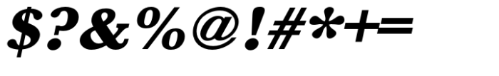 Baskerville Std Ultra Bold Extra Wide Oblique Font OTHER CHARS