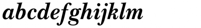 Baskerville WGL4 Bold Italic Font LOWERCASE