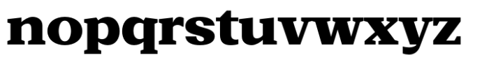 Basnet Black Expanded Font LOWERCASE