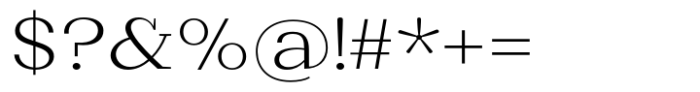 Basnet Light Expanded Font OTHER CHARS