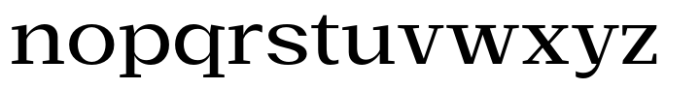 Basnet Medium Expanded Font LOWERCASE