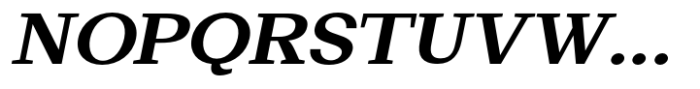 Basnet Semi Bold Expanded Oblique Font UPPERCASE