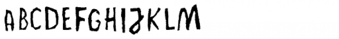 Basquiat Irregular Narrow Font LOWERCASE